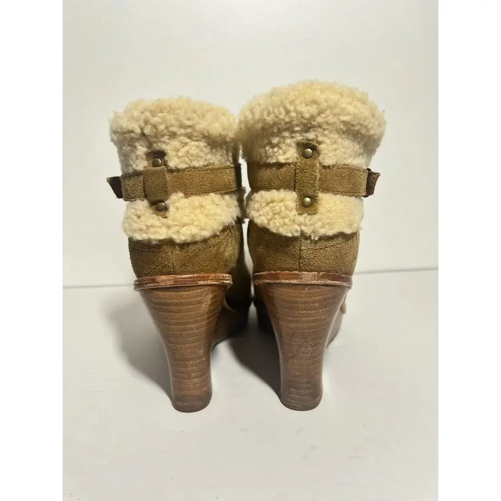 Ugg EUC Chestnut Brown Suede Anais 4